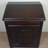 Old Louis XIV period oratory in solid walnut (late 17th century)