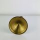 Scandinavian brass candlestick, 1960s, vintage