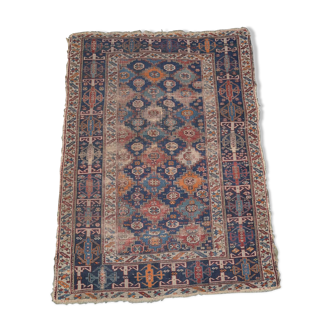 Tapis tchi-tchi Tchétchénie caucase 123 cm x 174 cm milieu du XIXème siècle