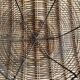 Salad basket opening star metal wire two handles