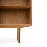 Danish Design Oak Bookcase by Hundevad, 1960s