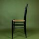 Vintage Italian cord chair from the 1960s by Gio Ponti.