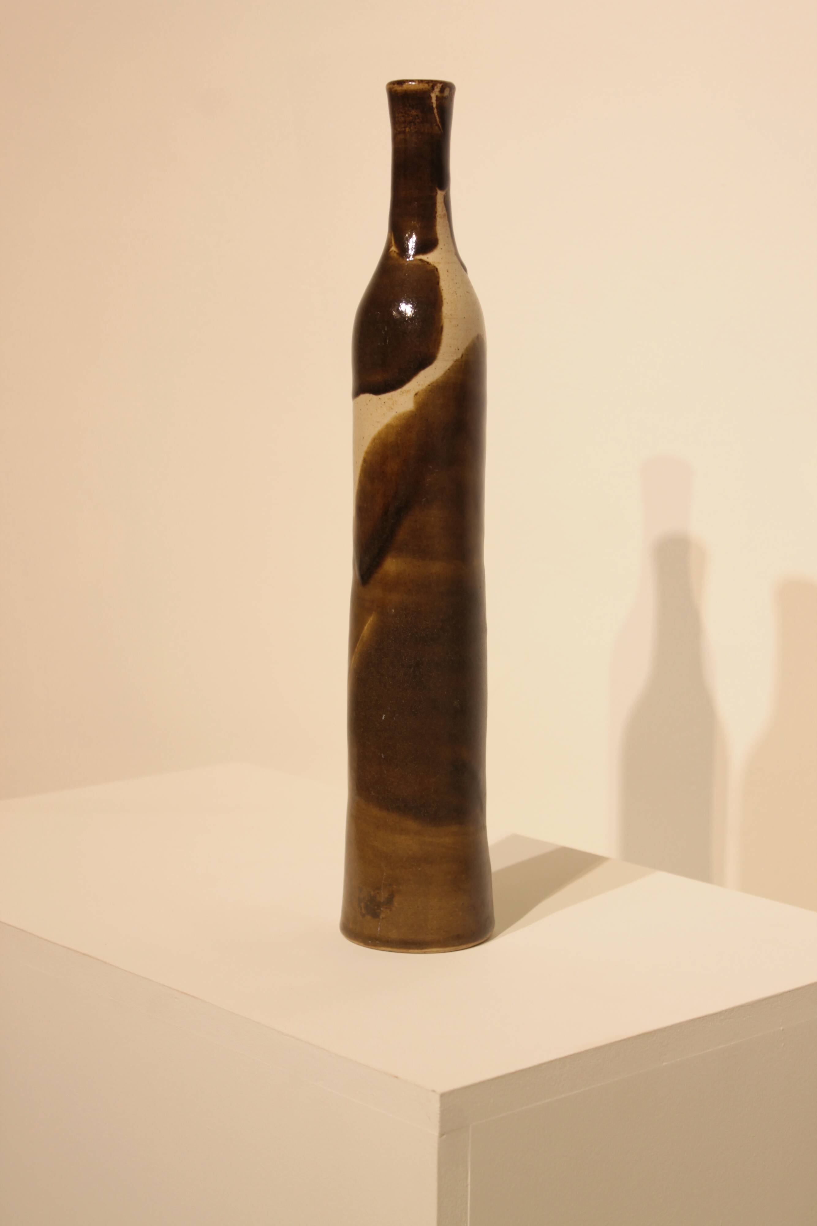 Large bottle vase by Roland Zobel, Les Cyclades, Anduze