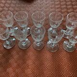 Set of 10 liquor glasses