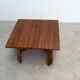 Square extendable dining table by Silvio Coppola for Bernini