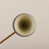 8 arms Italian chandelier with diabolo shades in Stilnovo style