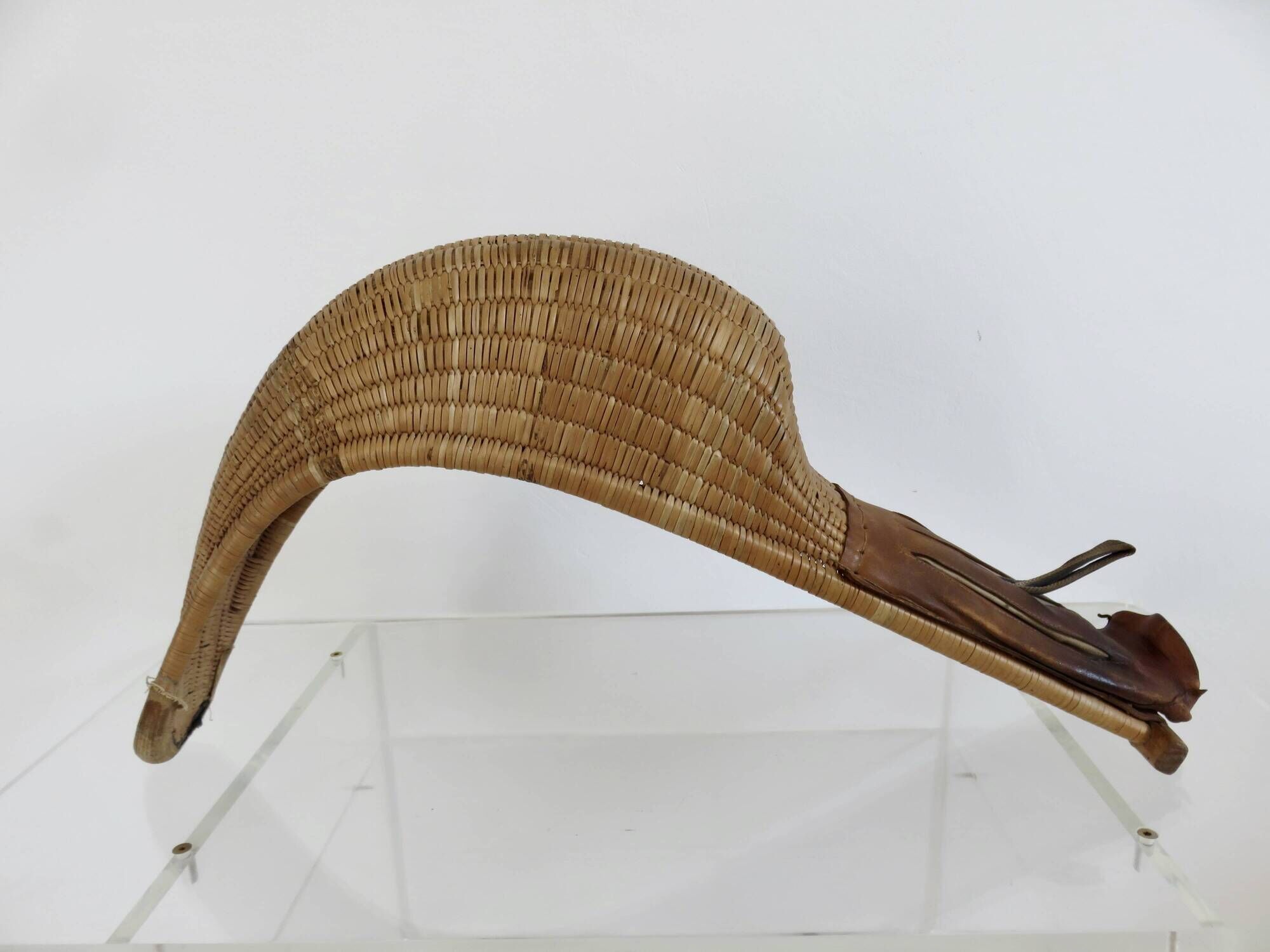 Old chistera, large glove, 62cm, Basque Country, cesta punta, jai alai