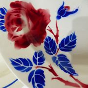 4 assiettes creuses vintage de K&G Luneville modèle Chantal 220516