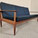 Canapé scandinave en afromosia années 60