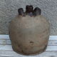 Glazed clay oil jar - ancient pottery