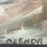 Gouache and watercolour composition by François OZENDA, 1923-1976