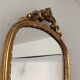 Old vintage mirror in gilded wood