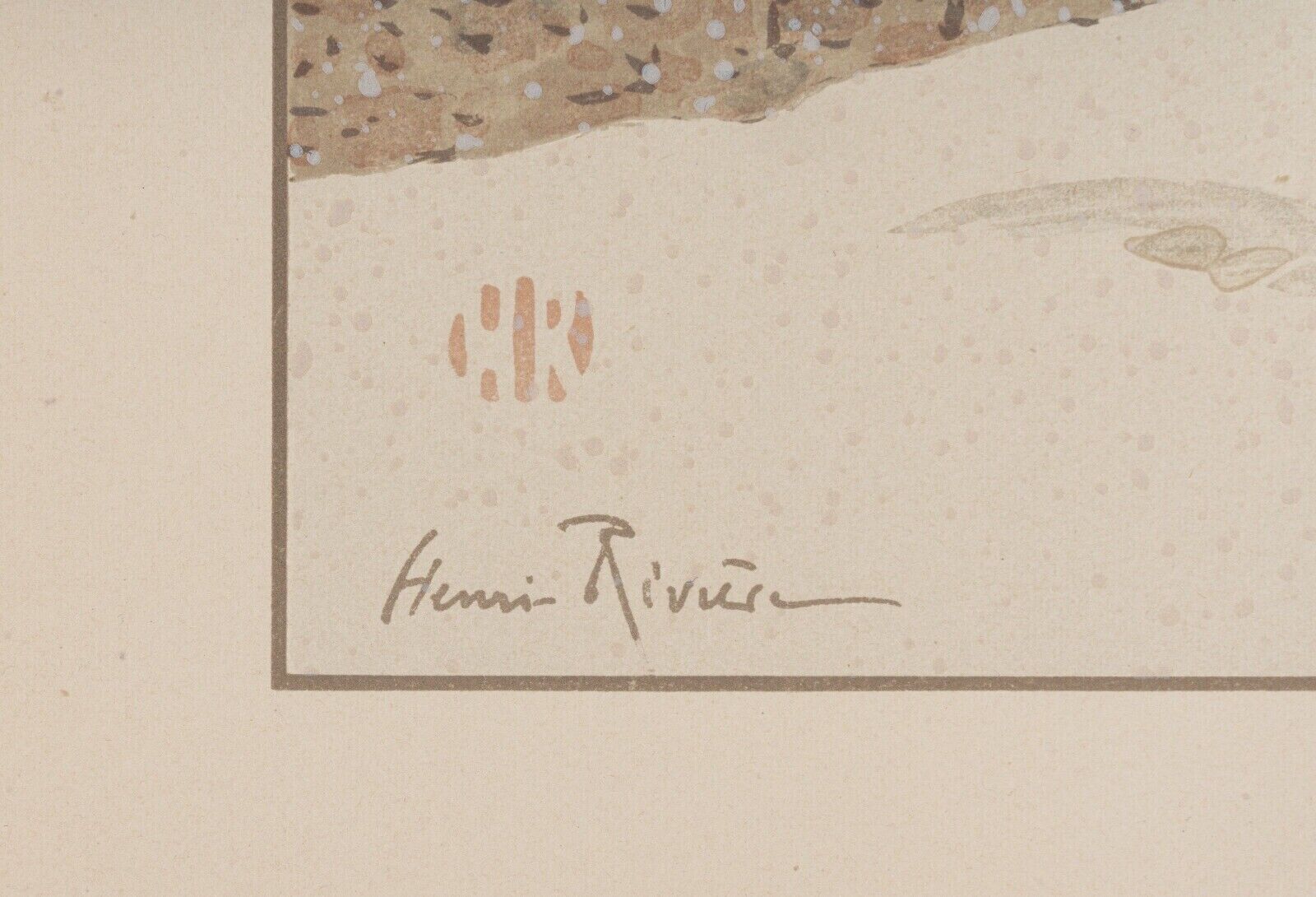 Lithograph by Henri Rivière
