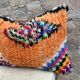 Vintage Berber Kilim cushion cover: Moroccan wool cushion