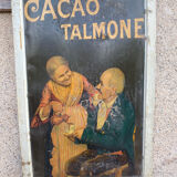 Plaque publicitaire cacao talmone