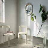 Italian style ceramic flower mirror