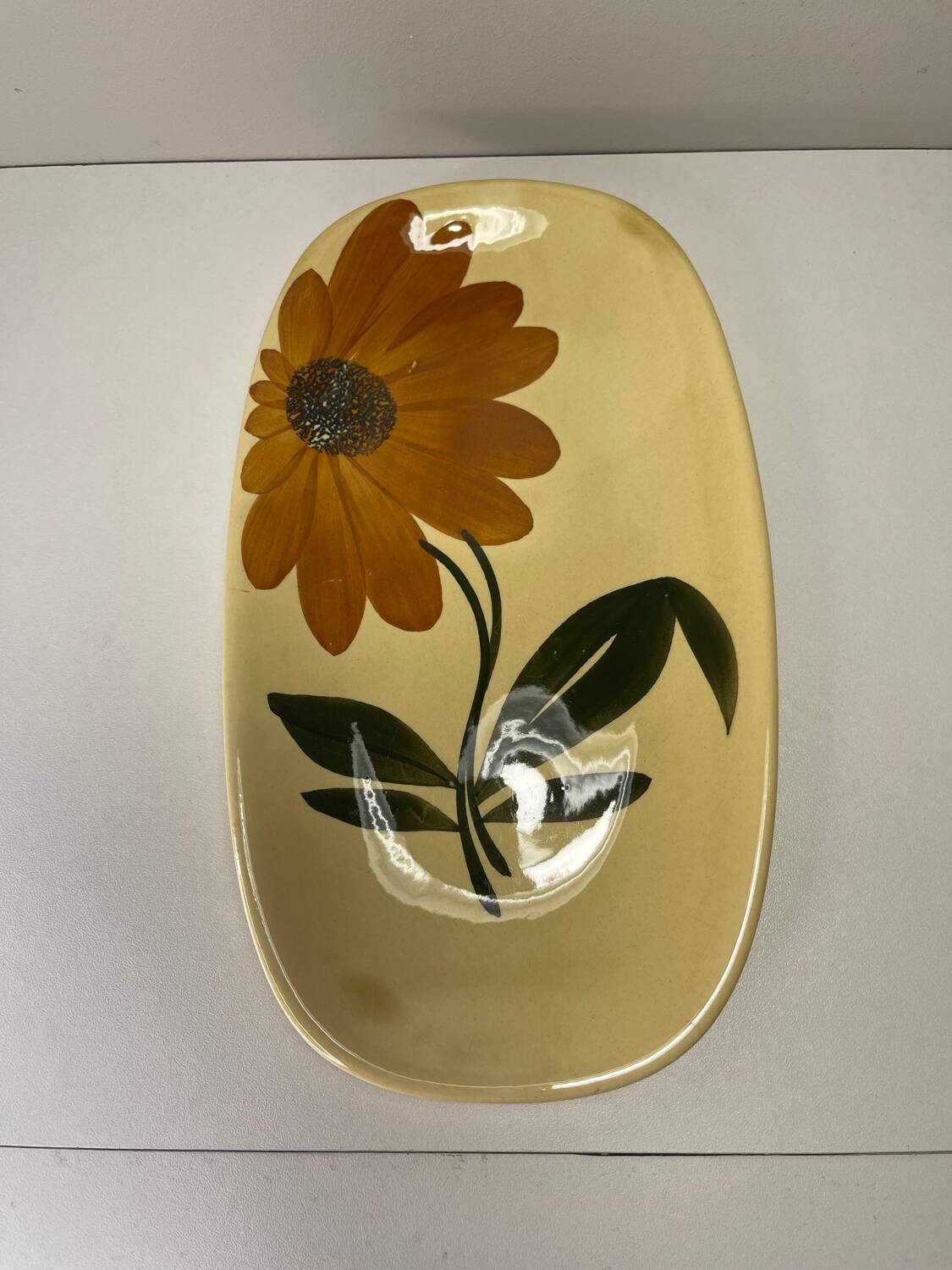 Gien earthenware tureen and gravy bowl set, Tournesol collection