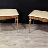 Paire de tables d'appoint Ou bouts de canapé style Napoléon III