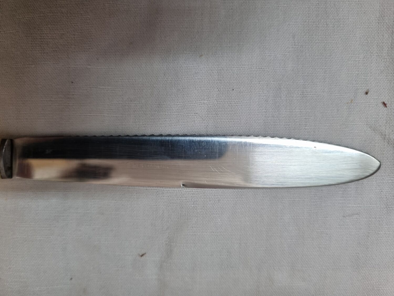 12 ivory Bakelite meat knives