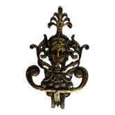 Antique hook in gilded bronze