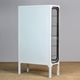 Glass & Iron Medical Cabinet, 1970s