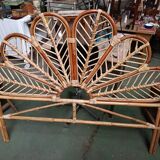 Rattan headboard