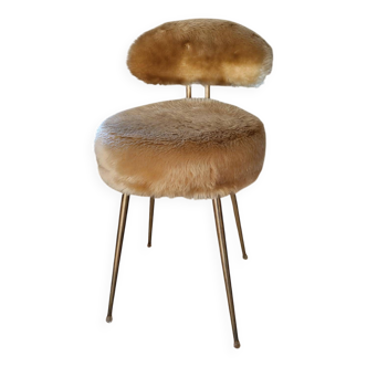 Pelfran chair in faux fur