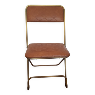 Lafuma vintage leather folding chair