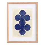 Original painting - LIV - 30x40cm - midnight blue - signed Eawy