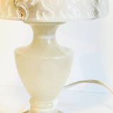 70s natural alabaster lamp
