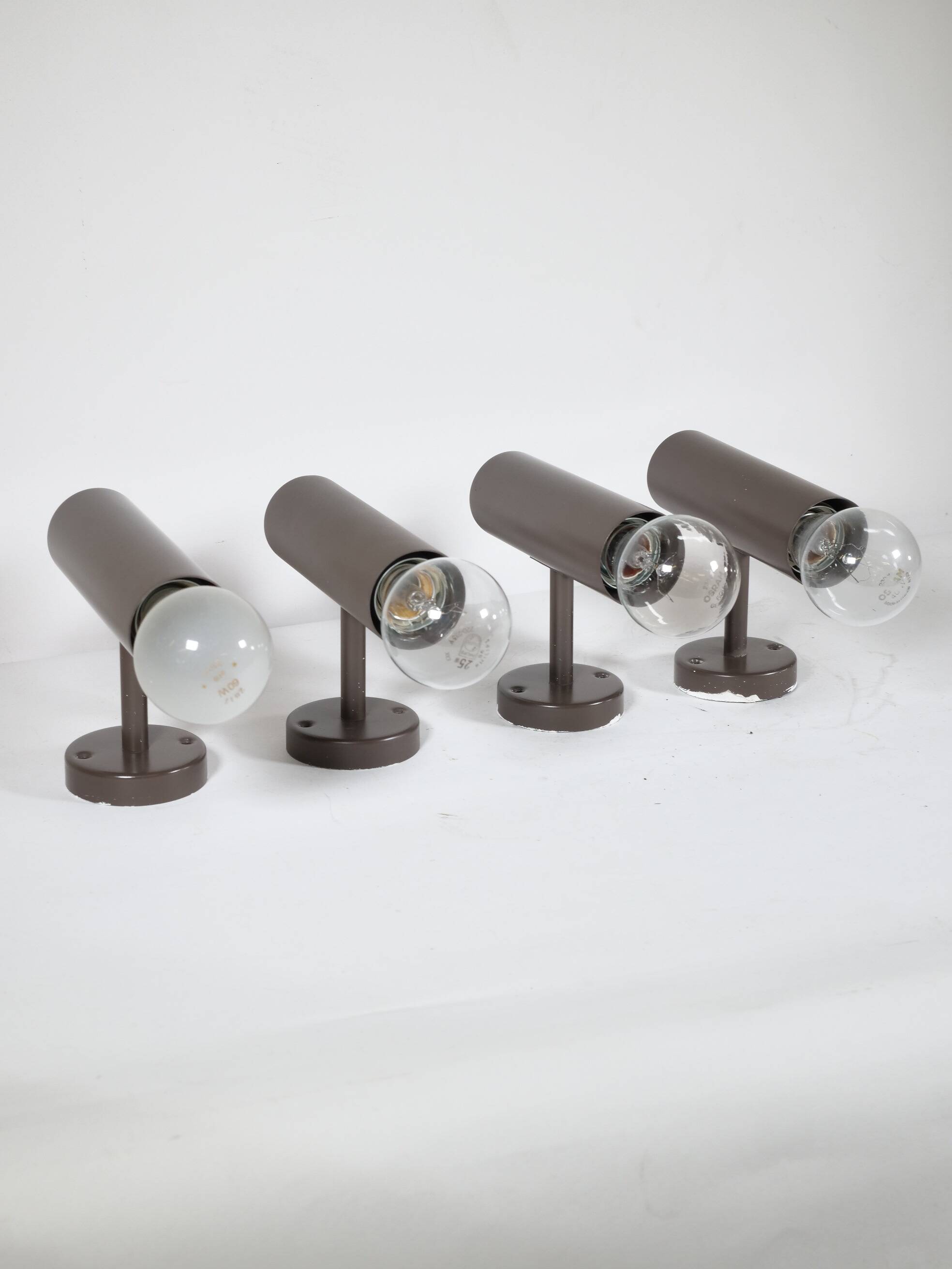 Vintage design wall/ceiling light by Beisl, set of 4, 1960s 1970s