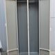Vintage metal locker with 2 doors