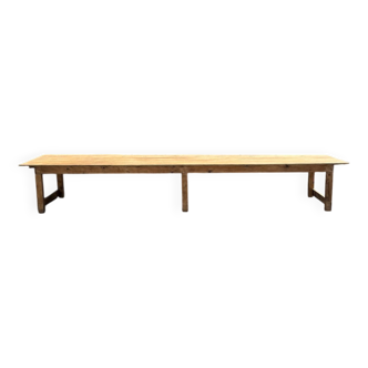 Table de ferme XXL en pin