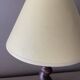 Lampe en bois ancienne