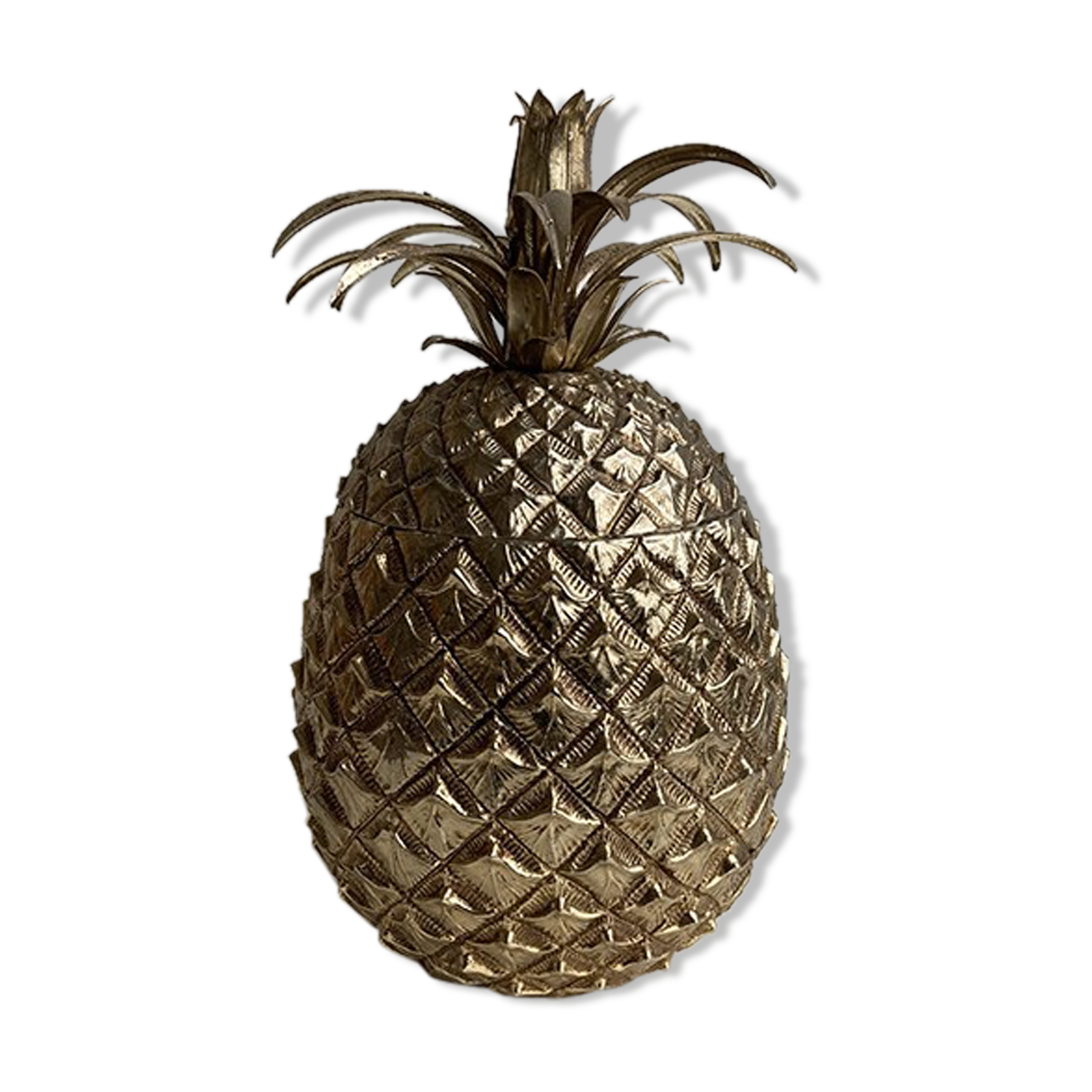 Pineapple champagne bucket 39cm Mauro Manetti XXL 1970