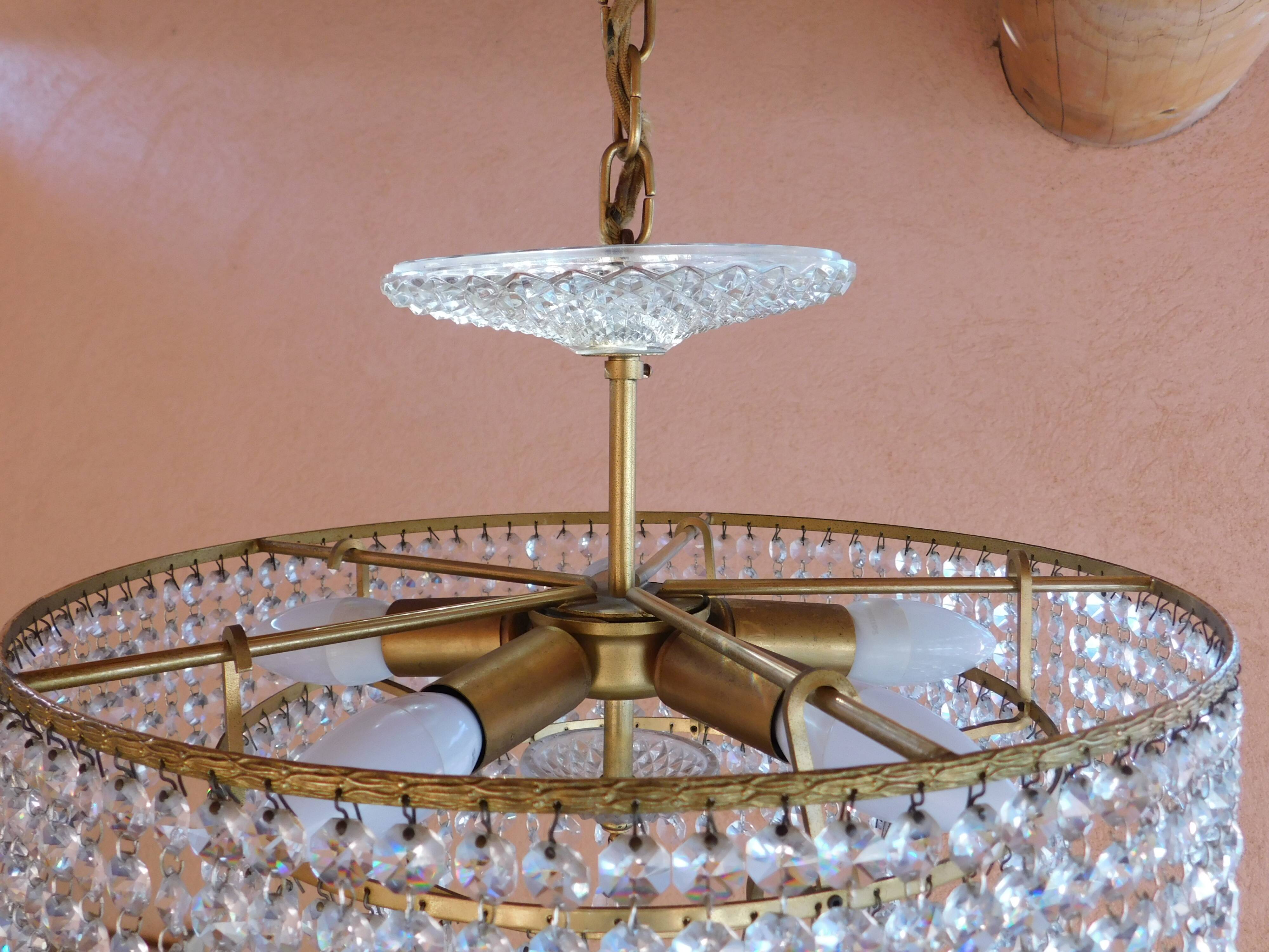 Lustre à pampilles ø 40 cm