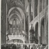 Engraving from 1810 of "Saint Etienne-Du-Mont"