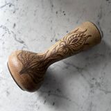 Vallauris stoneware vase signed