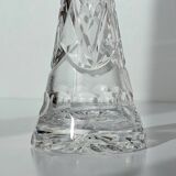 Large Bohemian Crystal Vase - Tom Model - Czechoslovakia
