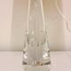 Mid-century crystal glass table lamp by Vicke Lindstrand Kosta, Sweden.