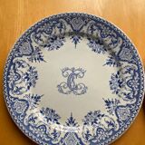 Gien - sublime suite d’assiette plates (x6)