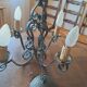 Wrought iron chandelier