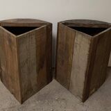 Pair of walnut necks XVIII th