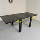 Table à manger extensible postmoderne design italien Lorenzo et Stefani, 1980