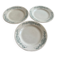 Lot de 3 assiettes Ginette - Faïencerie nouvelle Givors France