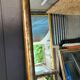 Restored antique gilded mirror – large format