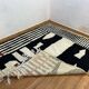 Moroccan black rug 200cm x 100cm