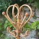 Porte manteau perroquet en rotin 70’