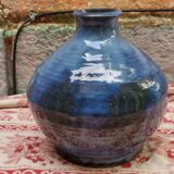 Vintage glazed ceramic vase Signed Z Karbowski