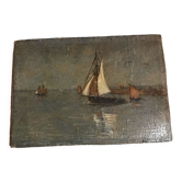 Marine oil on panel